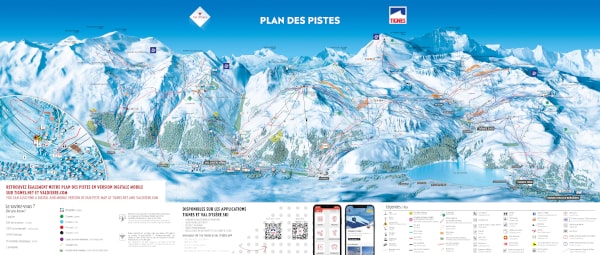 Tignes Ski Resort Piste Map