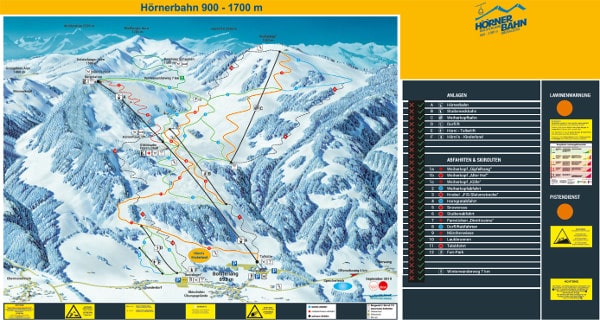 Bolsterlang Ski Resort Piste Map