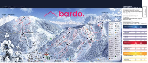 Bardonecchia Ski Resort Piste Map