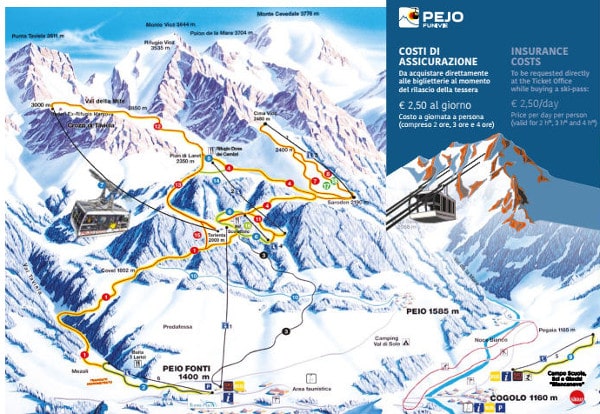 Pejo Piste Map