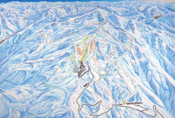Cardrona Ski Resort Piste Map