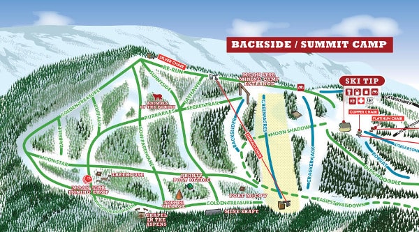Red River Backside Piste Map