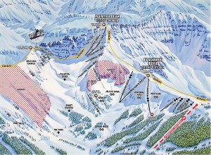 Telluride Ski Resort Piste Map