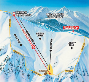 Telluride Ski Resort Piste Map